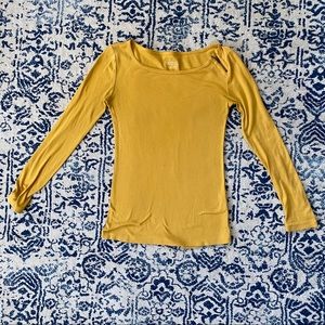 J. Crew Long Sleeve Tee with Zipper Detail - XS